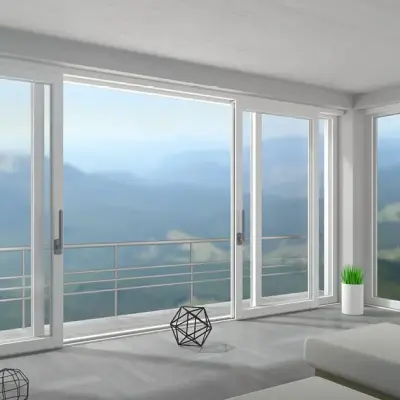 Kültéri, hangszigetelt tolóajtó műanyagból – Időtálló megoldás a téli hónapokra is!