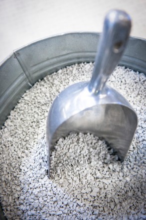 Matière PVC recyclée