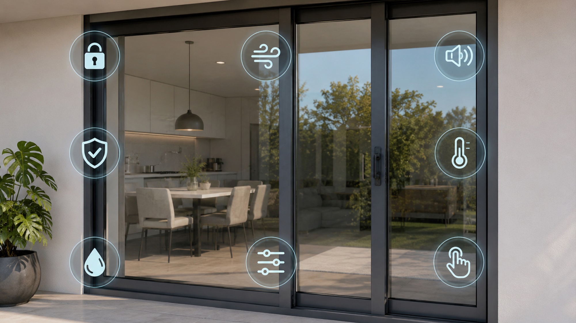 Smart Features in Modern uPVC Sliding Doors