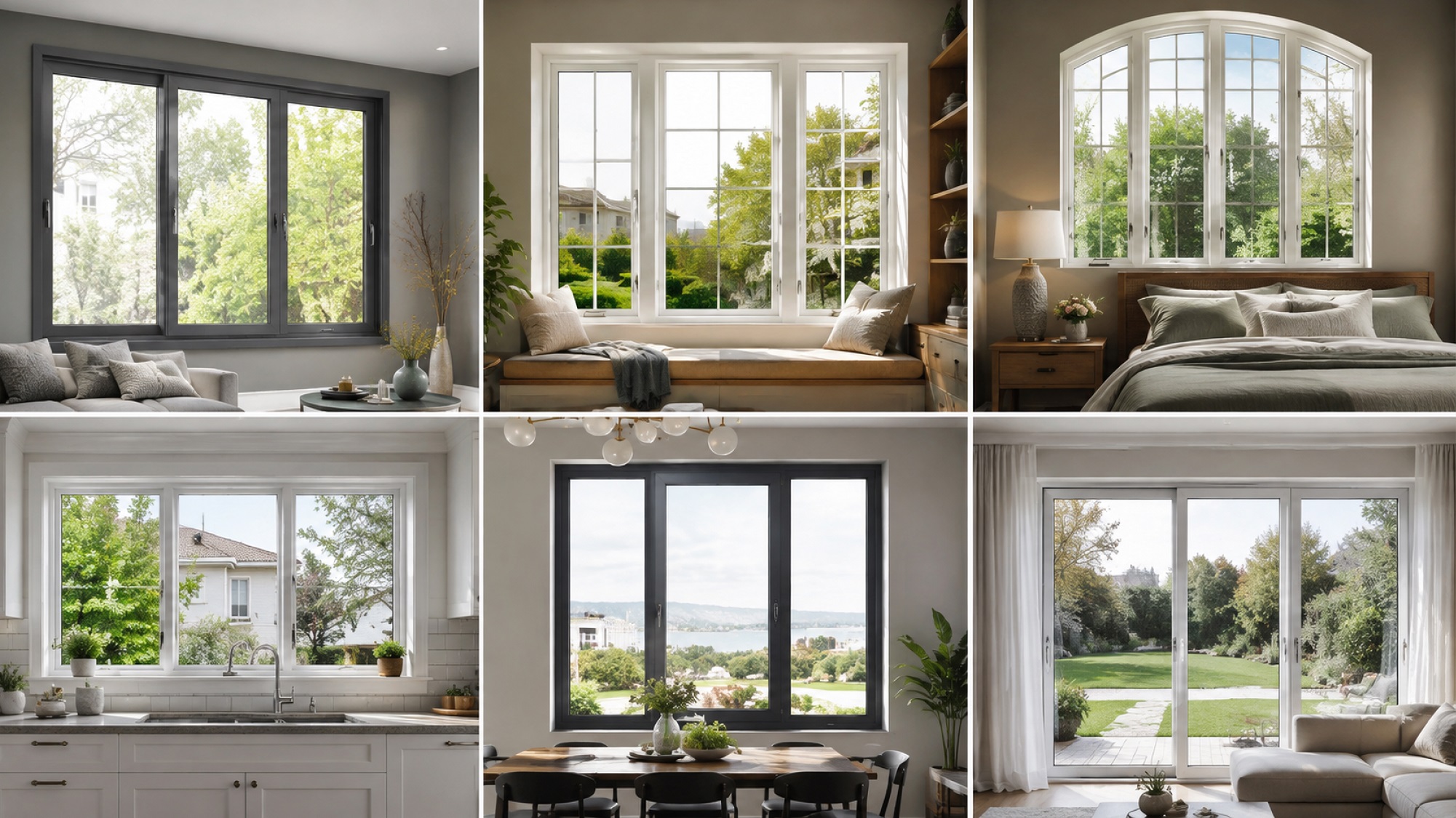 uPVC Window Frame Designs for Different Interior Styles