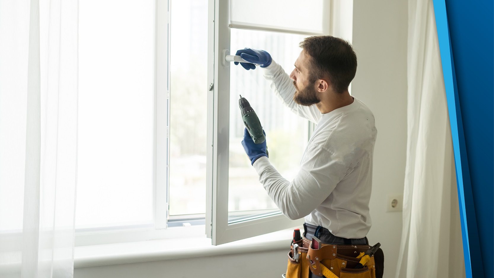 uPVC windows with security features provided by VEKA, India