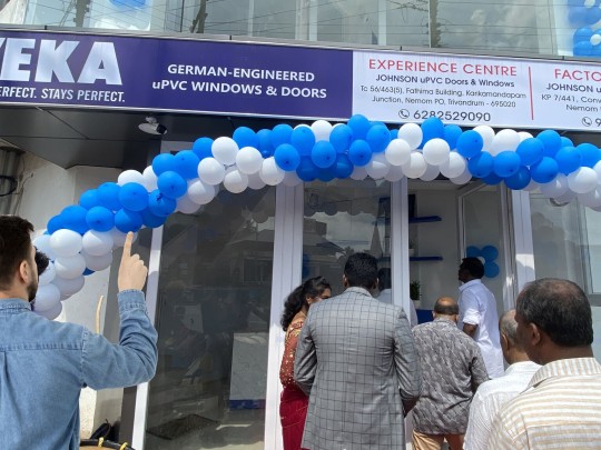 Johnson uPVC Doors & Windows — New VEKA Showroom in Trivandrum