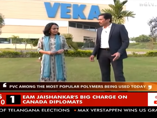 India’s leading news channel in an exclusive on uPVC window and doors