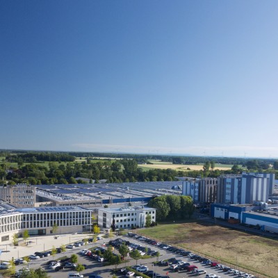 Hauptsitz der Laumann Group aus der Vogelperspektive