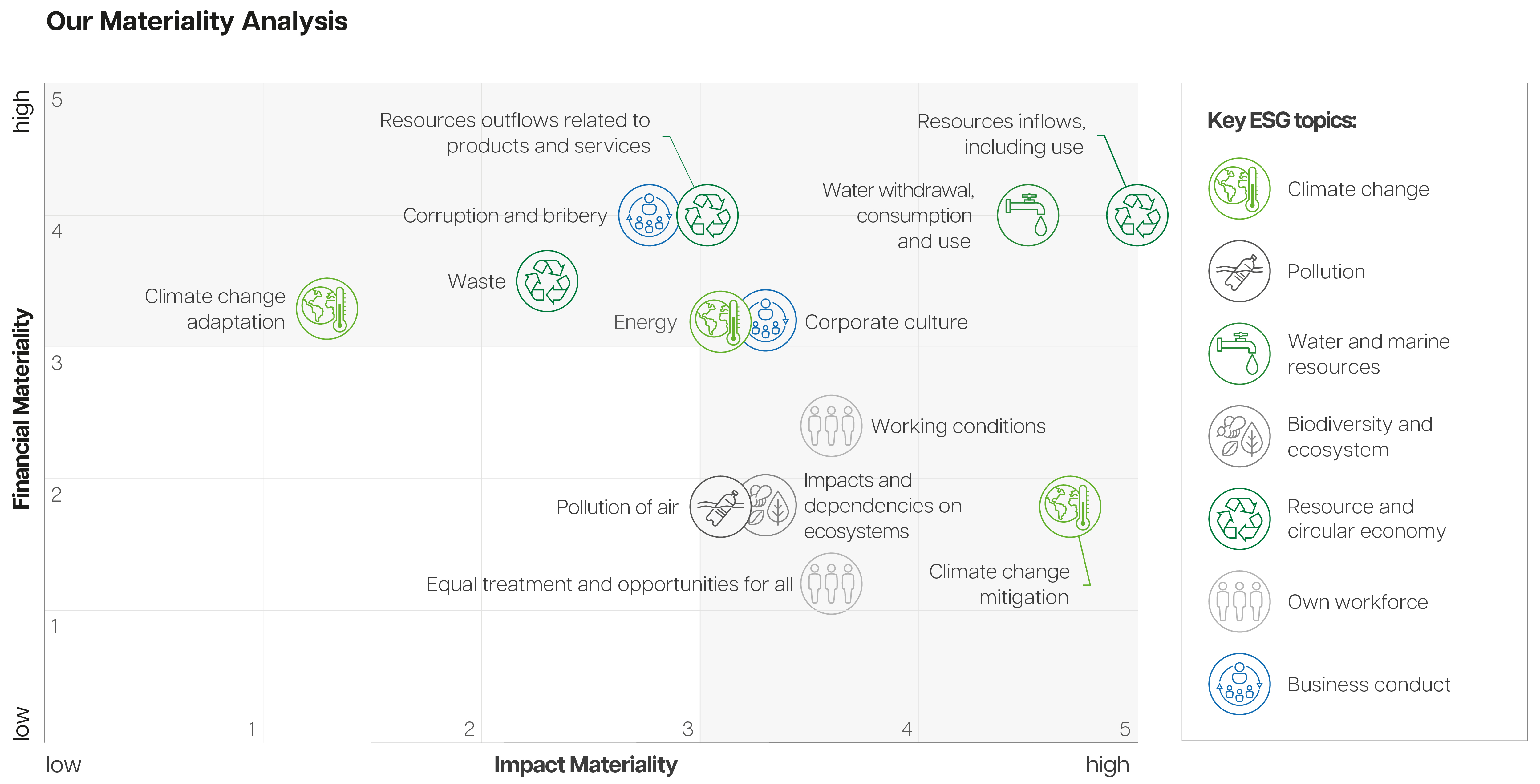 Materiality analysis of Laumann Group