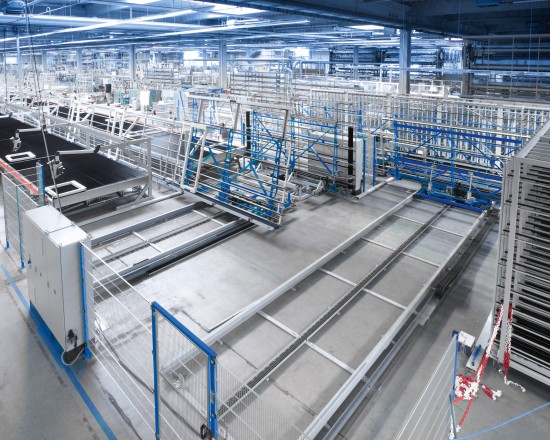 Produktionshalle im Fensterbau