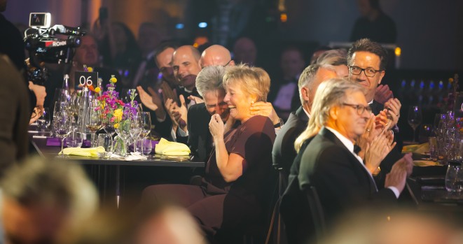 Elke and Andreas Hartleif are happy winning the award