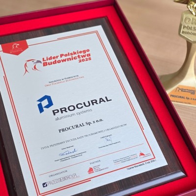 Urkunde des Awards "Adler des polnischen Bauwesens"