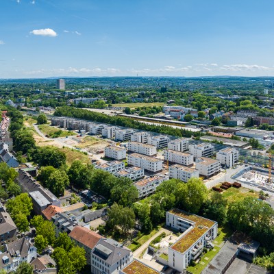 Das Kronprinzenviertel entsteht auf einem ehemaligen Bahngelände und gehört zu den größten Wohnbauprojekten Dortmunds sowie in NRW.