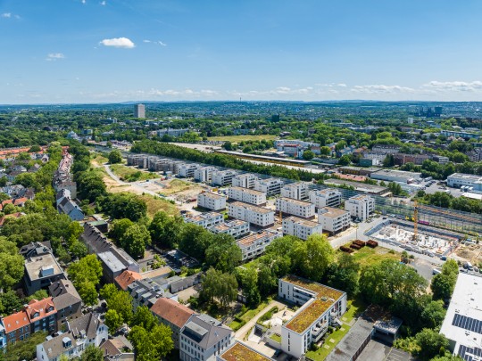 In mehreren Bauabschnitten entstehen im Kronprinzenviertel sowohl frei finanzierte als auch öffentlich geförderte Wohnungen.