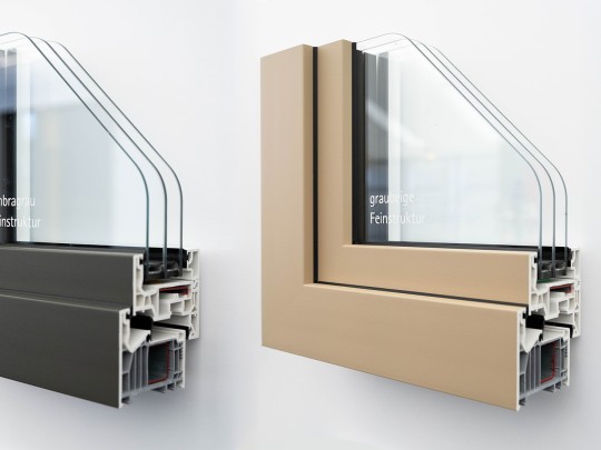 VEKA erweitert Feinstruktur-Sortiment um zwei neue Trendfarben