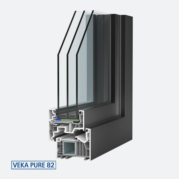 VEKA PURE 82, VEKA Profil für Fenster aus Kunststoff