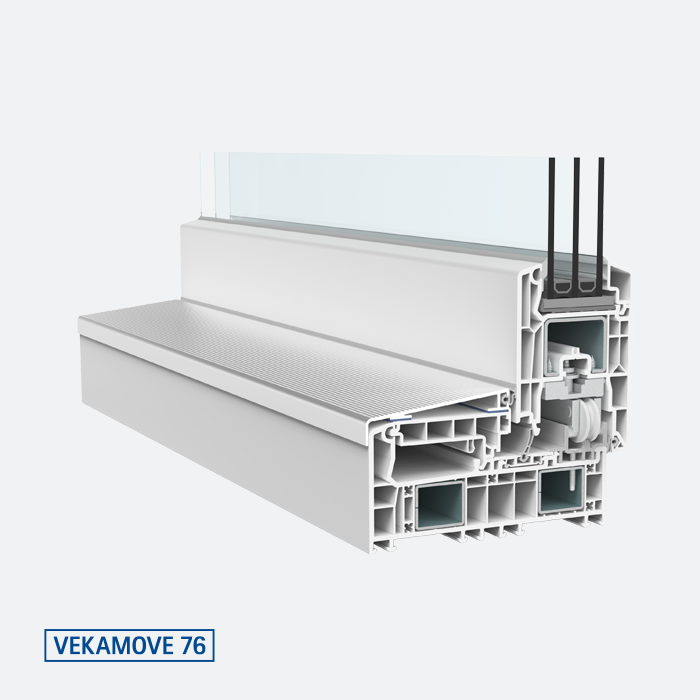 VEKAMOVE 76, VEKA profile for sliding plastic doors