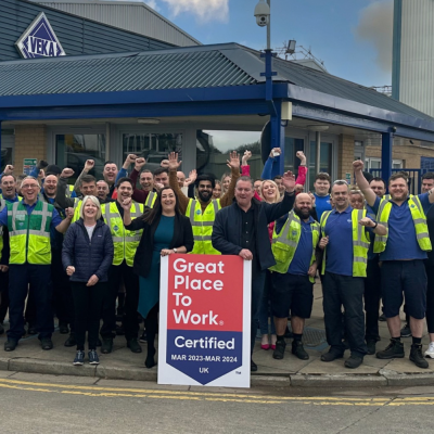 Burnley Business VEKA plc is named as one of the UK’s ‘Great Places to Work’