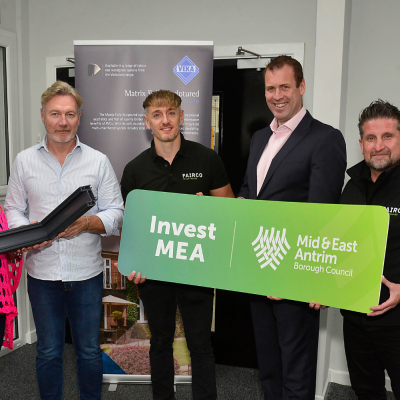 Mayor of Mid and East Antrim visits VEKA fabricator, Fairco: Making waves in local employment and investment