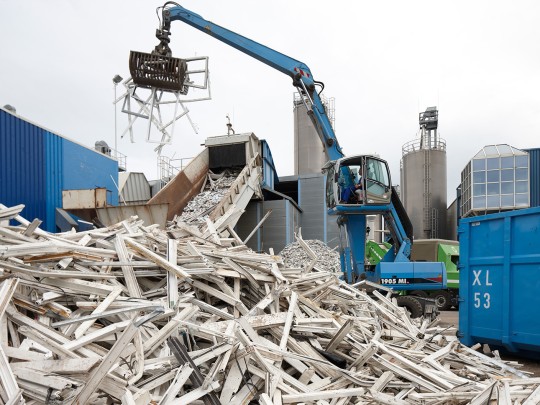 Recycling Kunststofffenster VEKA Umwelttechnik