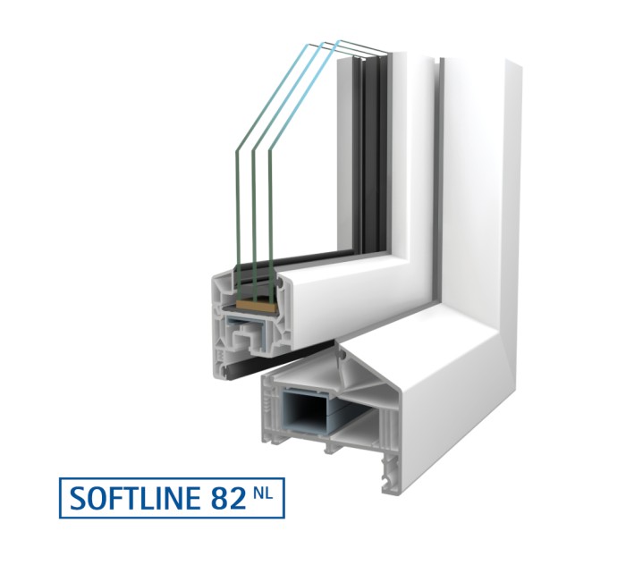 SOFTLINE 82 NL, VEKA profiel voor PVC-U ramen