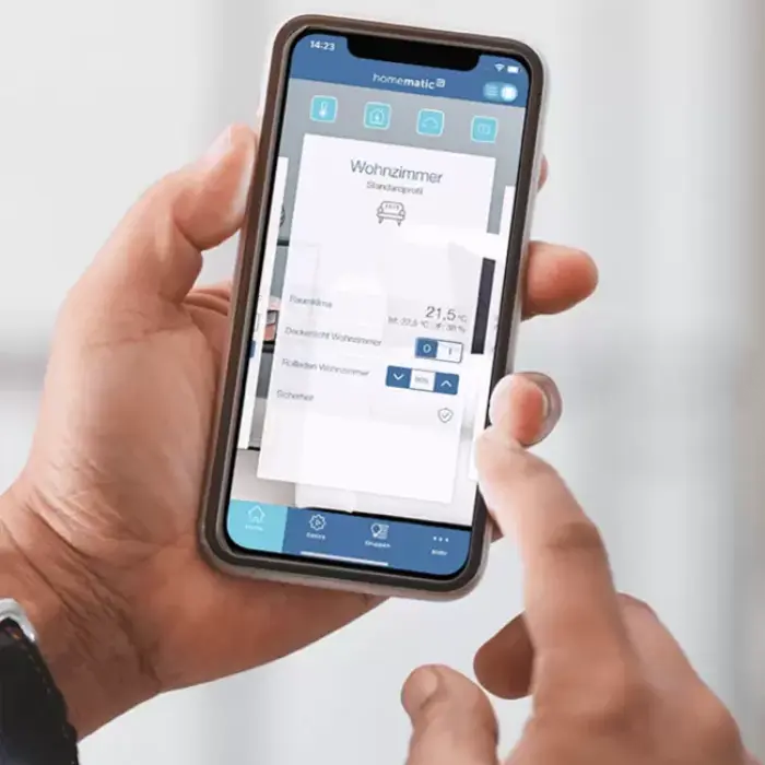 Zentral steuerbar per App
