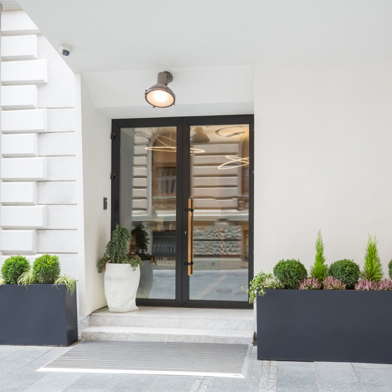 SOFTLINE 70, profil VEKA pentru uși de intrare din plastic