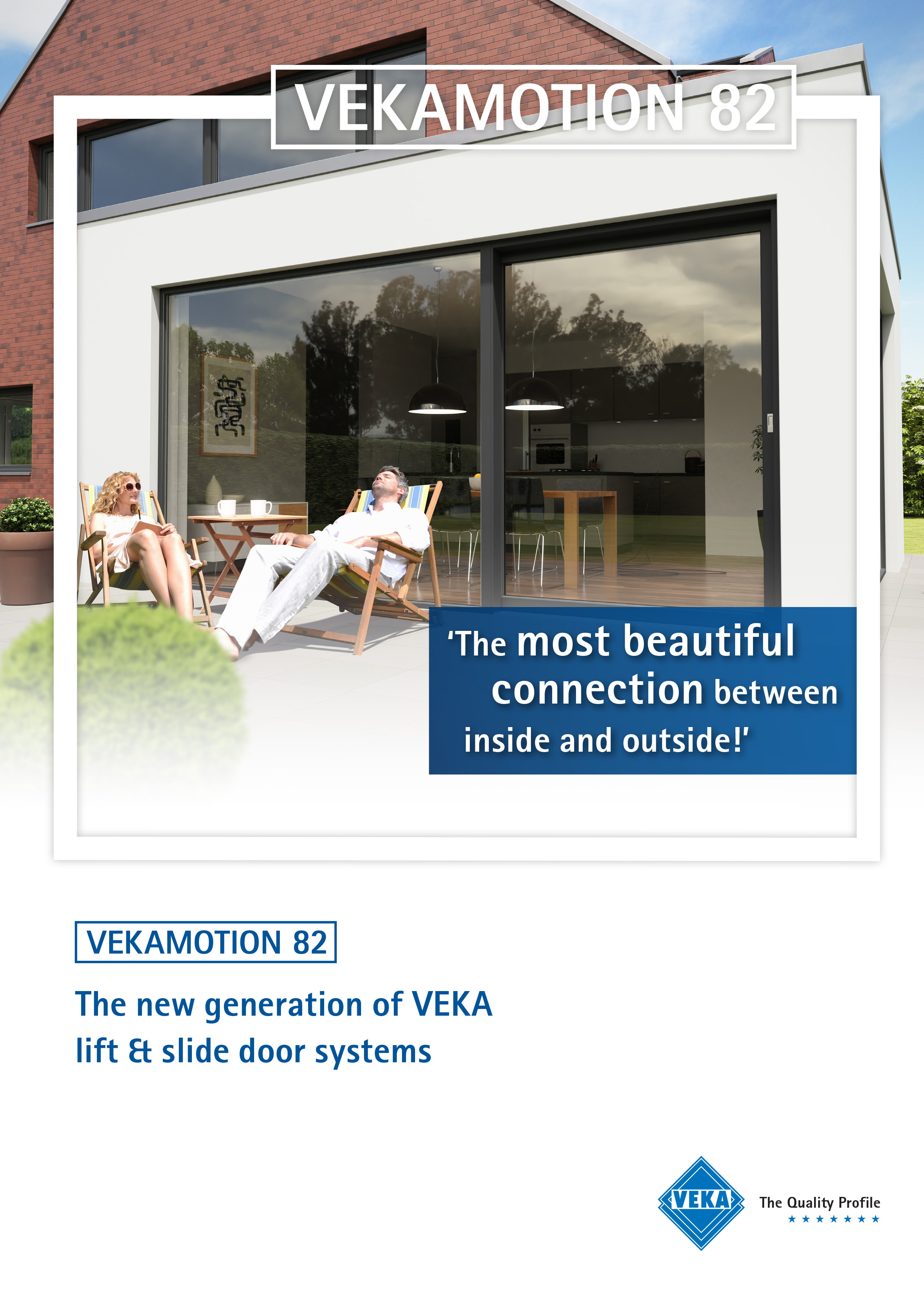 VEKA Polska | VEKAMOTION 82 - System tarasowy podnoszono-przesuwny