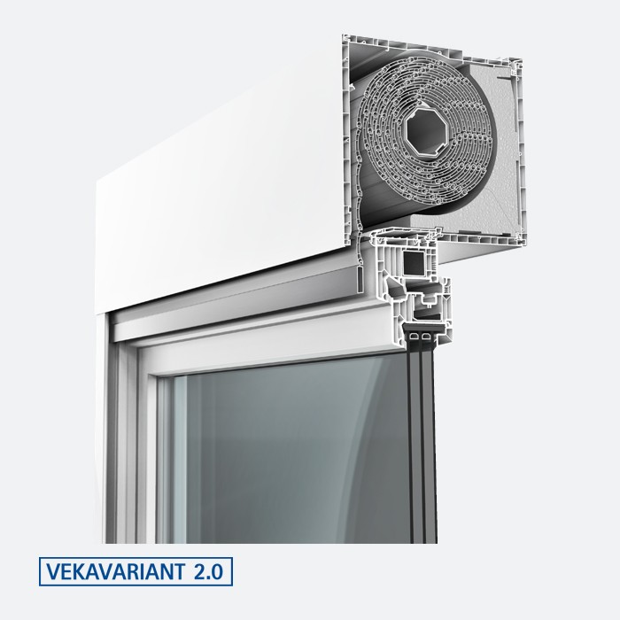 VEKAVARIANT 2.0, Rollladenkasten aus Kunststoff