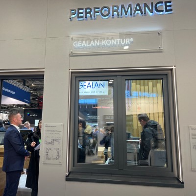 Exhibition of the window profile GEALAN-KONTUR at BAU 2025