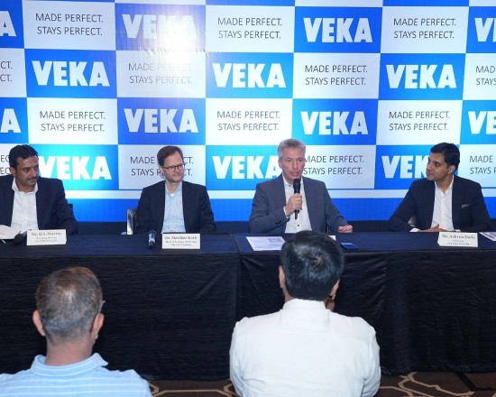 Press conference of NCL VEKA in India