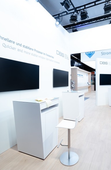 The DBS section at the VEKA booth