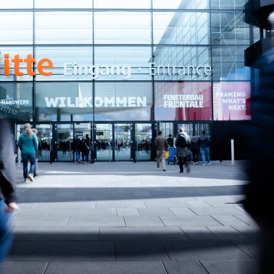 Entrance area to FENSTERBAU FRONTALE 2026