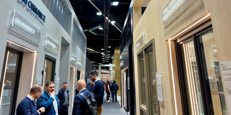 Thematically organized sections at GEALAN