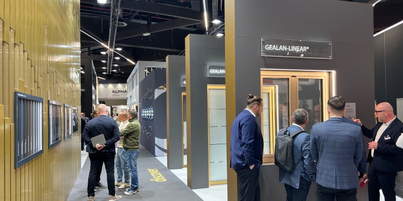 Window systems at the GEALAN booth