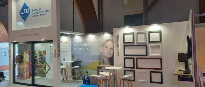 VEKA booth at Artibat 2021