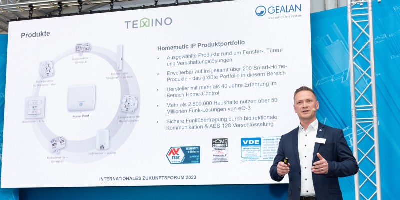 Presentation of intelligent automation solutions united under the brand TEXINO