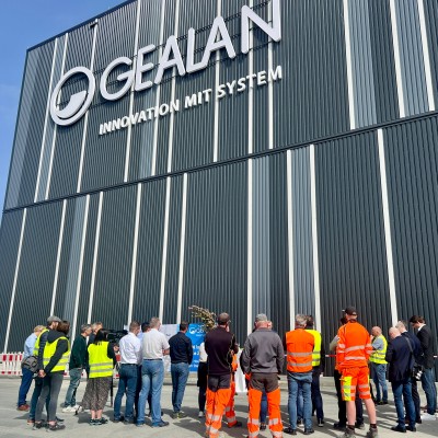 The new GEALAN high-bay warehouse in Tanna, Germany