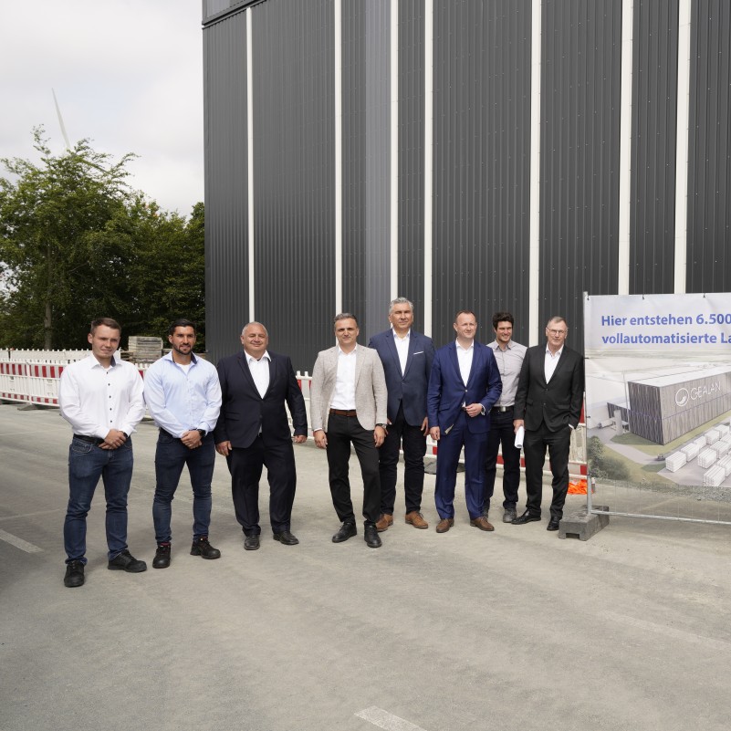 Inauguration of the new GEALAN high-bay warehouse in Tanna, Germany