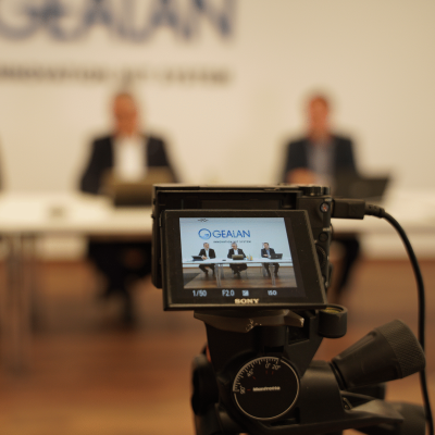 GEALAN Presserunde Podium