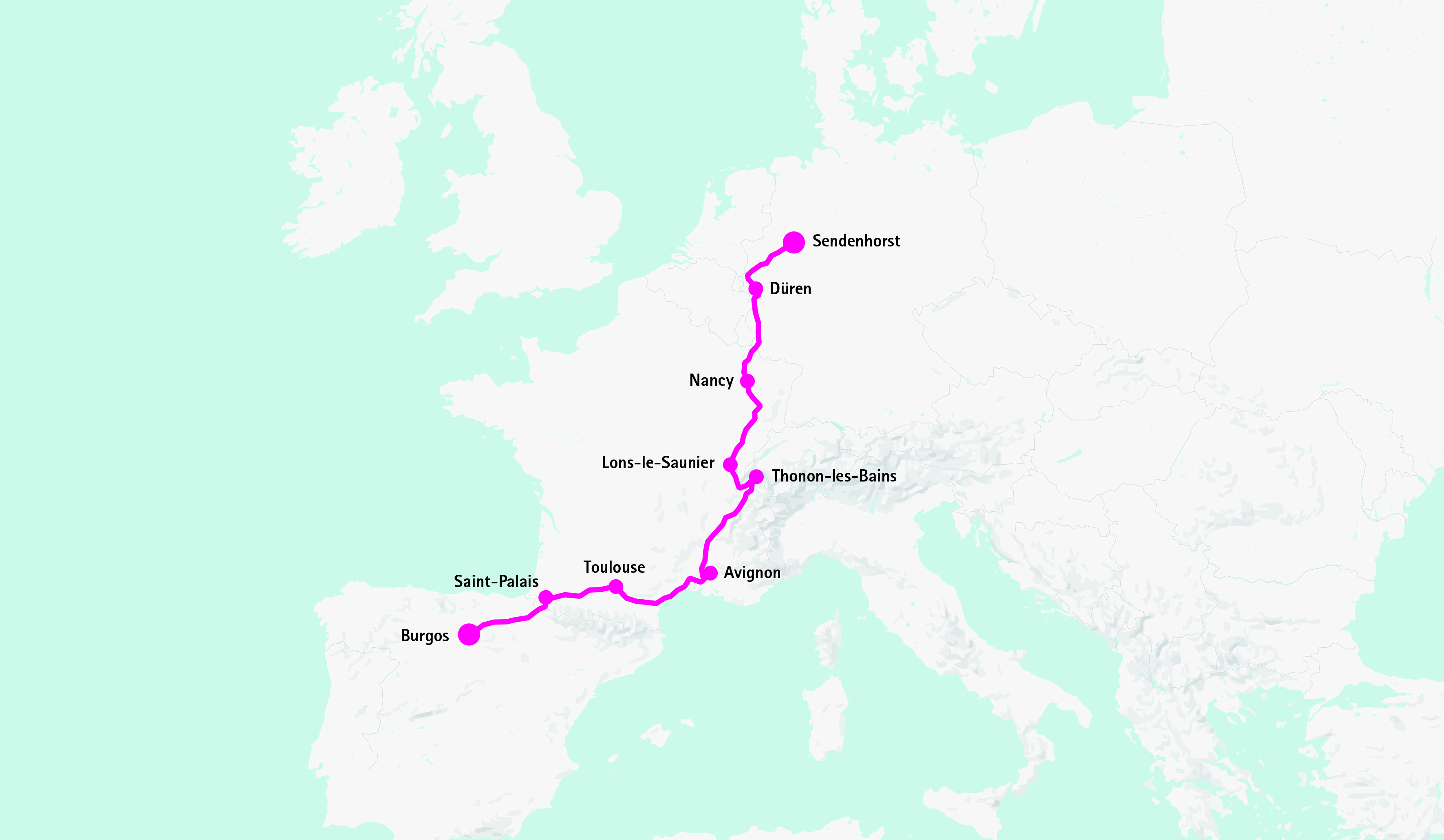 Kellys Heroes European route