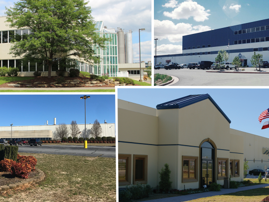 VEKA production sites in North America