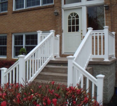 PVC railing of VEKArail in white