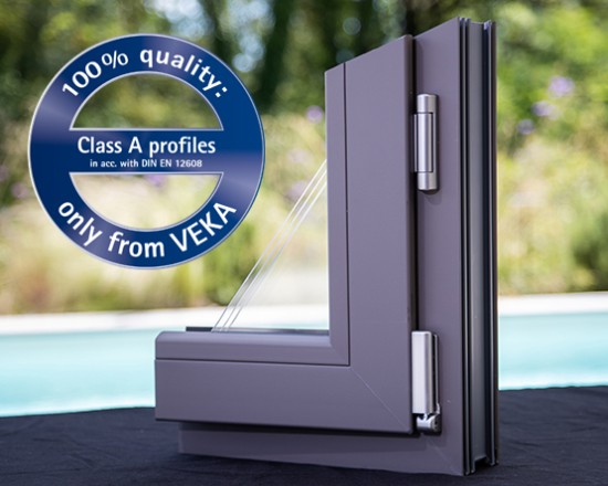 Window profile with class A label