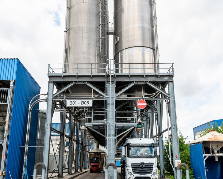 Silo at VEKA Umwelttechnik