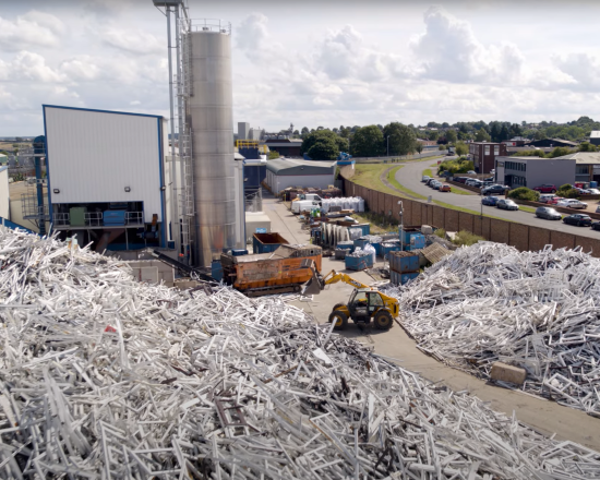 Aerial view of VEKA Recycling Ltd.
