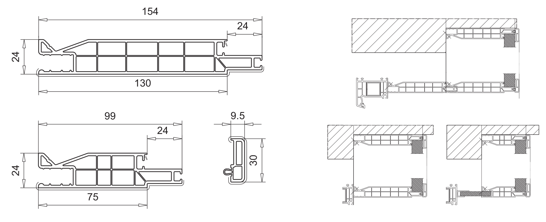 Massima flessibilità per ogni tipo di installazione