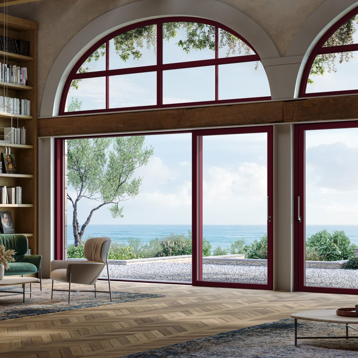 VEKAMOTION 82 MAX, profilo VEKA per porte scorrevoli in plastica