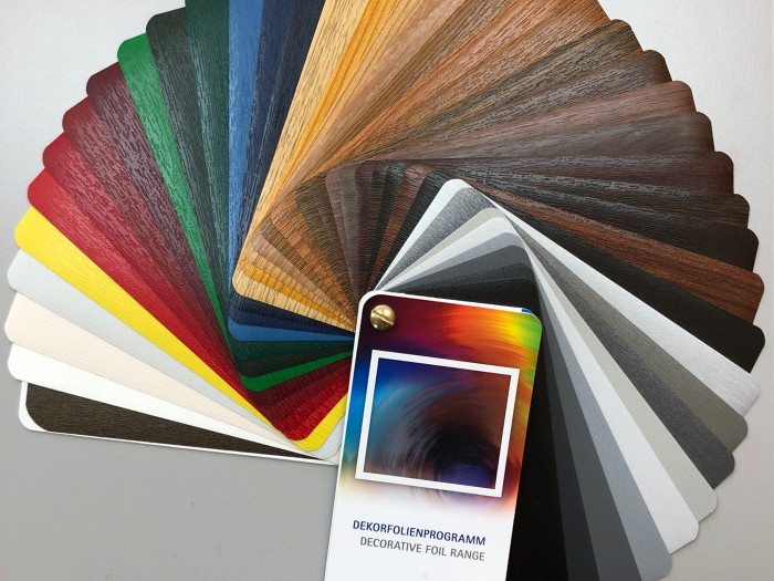 Um acabamento de cor resistente