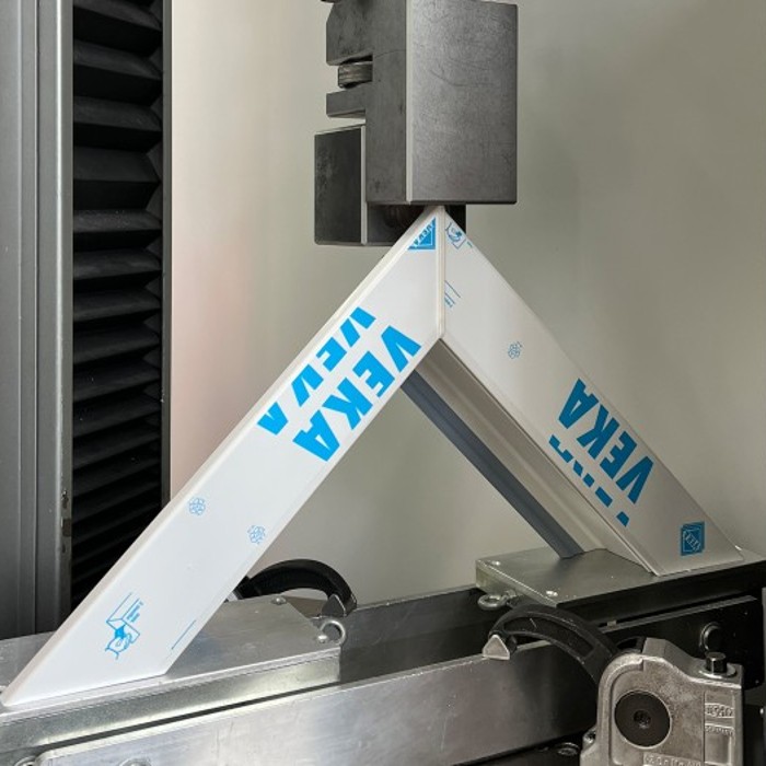 Testes de qualidade nos perfis e suportes