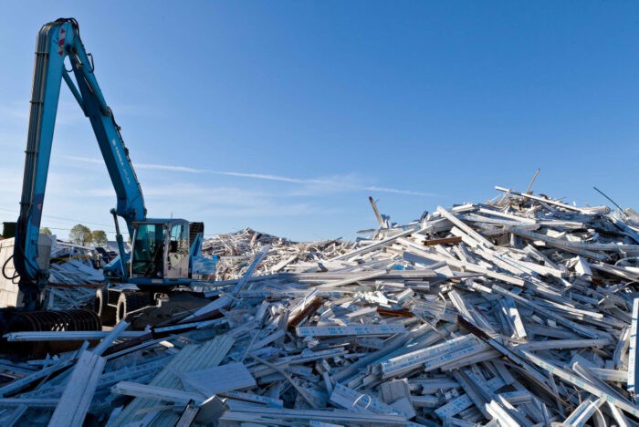 Plantas de reciclagem na VEKA