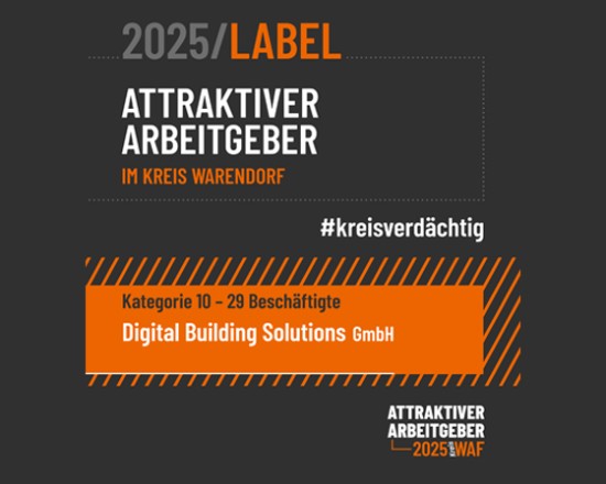 Label "Attractive Employer 2025 in Warendorf"