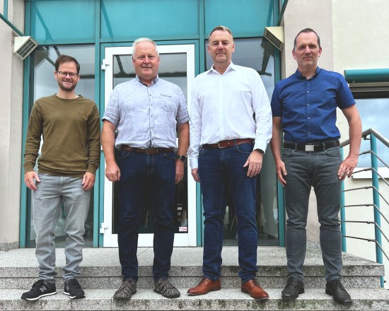 Dr Matthias Koch, Siegmar Egenolf, Karl Dietrich Wellsow and Mario Stiffel 