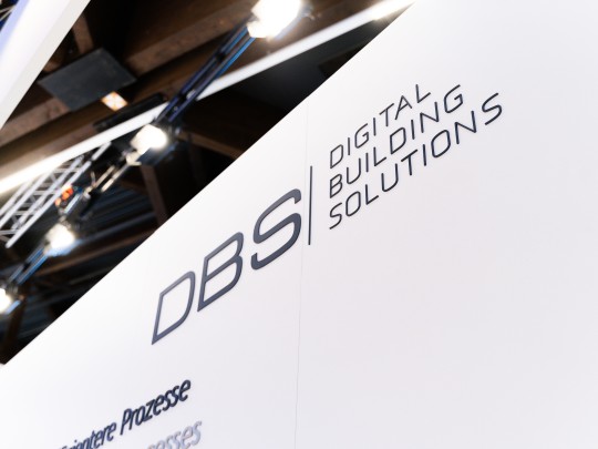 DBS logo at VEKA booth at Fensterbau Frontale 2024